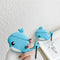 Cute Whale Pattern Soft Silicone Protective Case for Airpods 1/2 Charging Box