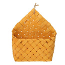 Natural Fir Handmade Wall Hanging Woven Basket Flower Fruits Storage Case