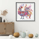 5D DIY Special Shaped Diamond Painting Rooster Embroidery Mosaic Craft Kit