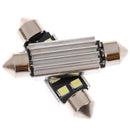 2x Bright White 2835 8-SMD 41mm Canbus Error Free Car Reading LED Light BulbsFD