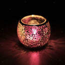 Old Fahsion Morrocan Glow Mosaic Tealight Candleholder Candlestick Bowl 2Pcs
