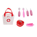 Doctor Playset Kit Set Pretend Dentist Kit for Kids  Pink
