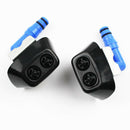 2pcs Left Headlight Washer Sprayer Nozzle Jet & Clip for Saab 93 03-12