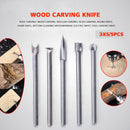 5Pcs Wood Carving And Engraving Drill Bit Milling Root Cutter Carving Tools Set