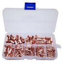250Pcs Small Copper Tube Combination Connecting Tube Boxed Capillary Croppe I1V8