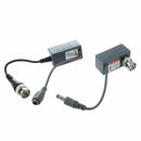 2 x BNC Balun passive video transceiver CCTV / surveillance cameras M3J1