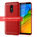 Cellphone Soft Case Silicone Anti-fall Protective Cover for Redmi 5 Plus/Note 5