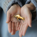 Ox Bull Brooch Animal Pin Brooches Women And Men Jewelry Rhinestone Cattle P Ew