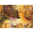 5D DIY Full Round Drill Diamond Painting Peacock Girl Embroidery Mosaic Kit