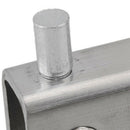 Stainless Steel Glass Door Pivot Hinge Double Head Magnetic Catch Set for 5