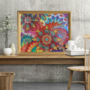 5D DIY Full Drill Special Shaped Diamond Painting Manda Flower Cross Stitch