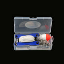 Steel Fishing Lock Live Fish Buckle Control Float Fishing Tool (Blue) A