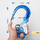 Lightweight Aluminum Double Locking Snap Hook Clip Fall Protection Buckle