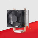 8Cm 2 Heat Pipe 3 Pin Single Fan Without Light Cpu Fan Cpu Heatsink For Int