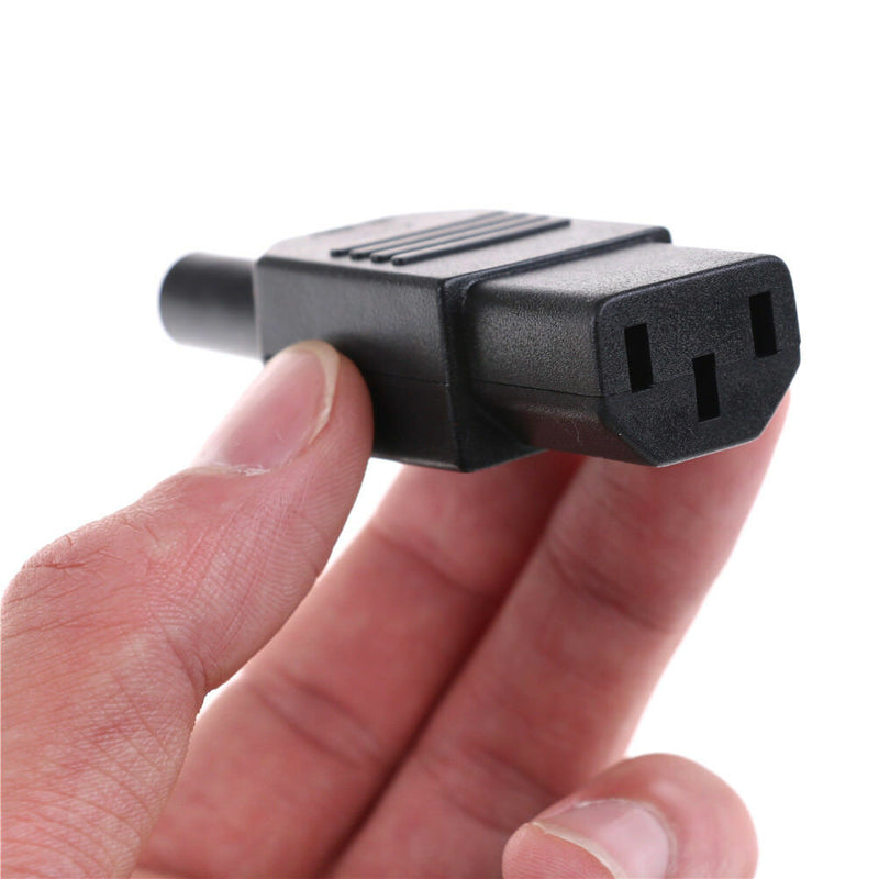 Black 3pin Socket 10A /250V IEC 320 C13 Female Plug Rewirable Power Connector JR