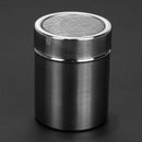Stainless Steel Flour Sifter Icing Sugar Powder Tube Net Sieve Dredger Choc U4K6
