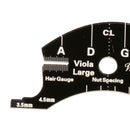 Full Size 4/4 Violin Cello Fingerboard Scraper Bridge Template Reference Tool