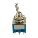 10pcs On-Off-On 3-Way Mini Toggle Switch 6-Pin 6A 125VAC New High Quality OJI