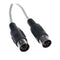 USB To MIDI Cable For Music Keyboard Adapter Converter, Black Extension Cable