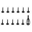Pack of 12pcs Fishing Rod Guide Fishing Rod Eye Ring for Rod Building Kit
