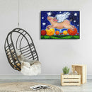 5D DIY Full Drill Diamond Painting Dreaming Pig Cross Stitch Embroidery Set