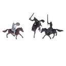 28pcs/set Knights Warrior Horses Medieval Soldiers Figures MiniModel ToyGift FT