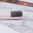 2PCS Charcoal Toothbrushes Reusable Soft Bristles Anti-skid Couple Toothbrush