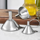 3 Piece Kitchen Funnel Stainless Steel  Oil Wine Liquid Funnel Household U ZML