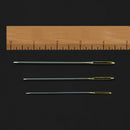 30Pcs/box Golden Embroidery Fabric Cross Stitch Cloth Needles Size 22# 24# - OZ