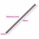 10Pcs Reversible High Speed Steel Planer Blades 82Mm X 5.5Mm For Cutting So K4D2