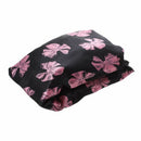 printing Wave point Waterproof shower cap(black) F9H2