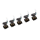 5pcs P15D Automotive Light Bulb Socket Base Holder Connection Wire Lead