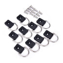 10x steel canoe kayak D ring outfitting fishing rigging bungee kit accessory LJ
