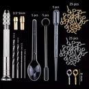Silicone Casting Mold Tools Set Mix Stick Dropper Clasp DIY Jewelry Molds S%!