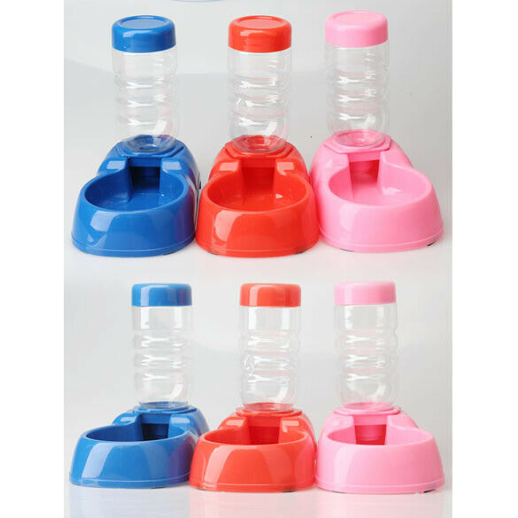 Pets Dog Water Feeder Automatic Water Tower Dispenser Dish Bowl #gib