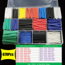 670Pcs 2:1 Heat Shrink Tubing For Electrical Cable Sleeve Car Tube Kit 12 Size