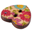 100 Multicolor 2 Holes Wood Sewing Buttons Scrapbooking Knopf Bouton H9H2
