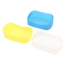 Camera Flash Diffuser Reflector Kit for Canon 600EX Silicone Dome Cover Part