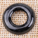 Carbon Fiber ABS Door Lock Pin Knob Ring Cover fit for Jeep Grand Cherokee 11-19