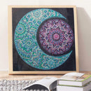 5D DIY Special Shaped Diamond Painting Moon Cross Stitch Mosaic Craft Kits Hand