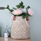 Woven Seagrass Basket Garden Indoor Planter Pot Holder Window Box White S