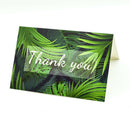6 Sets Thank You Cards with Envelopes Leaf Printed Invitation Card