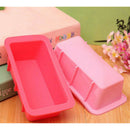 rectangle silicone non stick bread loaf cake mold bakeware baking pan oven-mould