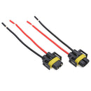 2PCS H11 H8 Wiring Harness female Socket Wire Connector Plug Extension Pigtail3C