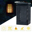 12 LED Flame Solar Torch Light Flickering Dancing Garden New Lamp Path Lant O6B8