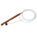 Bamboo Flexible Afghan Tunisian Carpet Crochet Hooks Needles At Random Tran B4S3