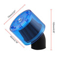 35Mm Air Filter Cleaner 45 Degree Bend Splash Proof Plastic Cover Waterproo O9A7