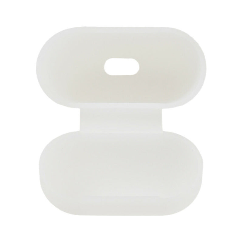 Clear+Blue Silicone Case Protector Bumper Box For AirPods Wireless Earpod