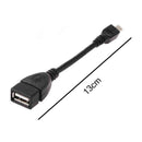 Micro USB Cable Male Host to USB Female OTG Adapter PDA Phone Tablet PC And K0N0