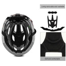 Bike Helmet USB Charging LED Light Lamp Taillight Bicycle Motor Helmets Gray